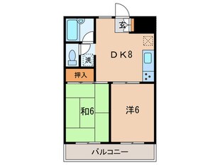 バイオレットＰ・Ｃの物件間取画像